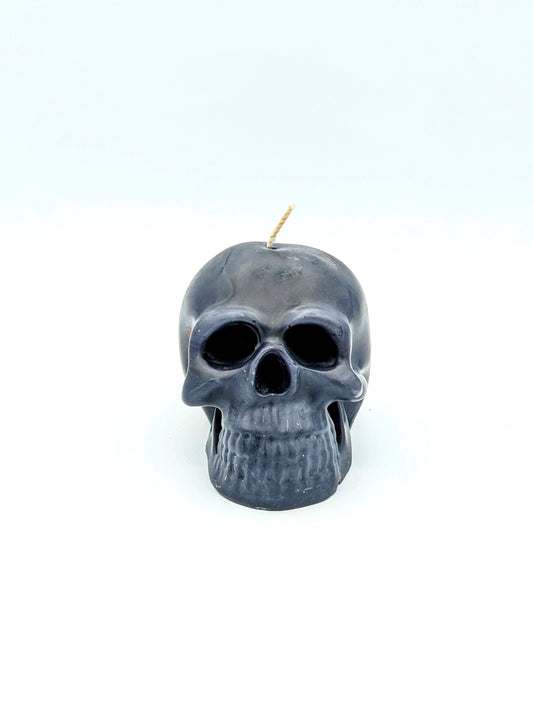 The Black Skull Candle