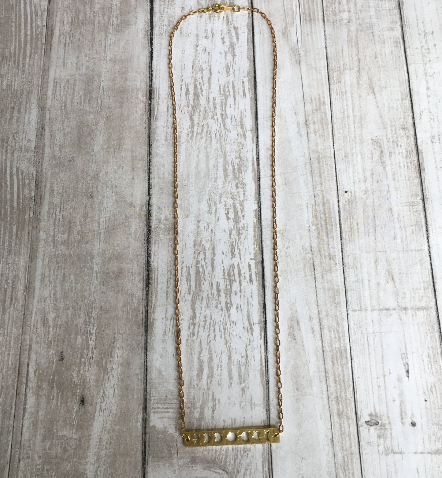 The Linear Moon Necklace